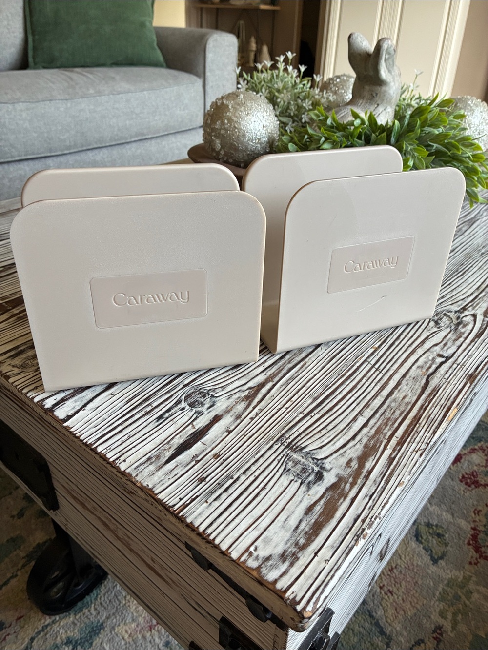Caraway Cream-Tan magnetic Storage Dividers - Set of 2